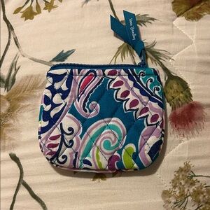 Vera Bradley Mini Bag in Blue and Purple Pattern